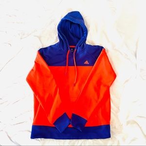 Adidas fleece pullover hoodie activewear set large